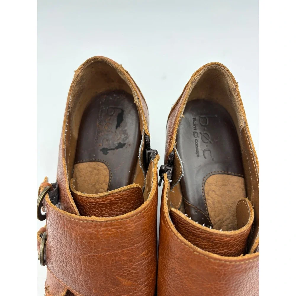 b.o.c. pebbled leather